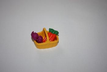 Corbeille avec carottes et choux rouge Playmobil