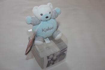 Doudou mini ours bleu Kaloo - Article Neuf