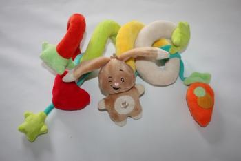 Spirale d'activités lapin carotte coeur Baby