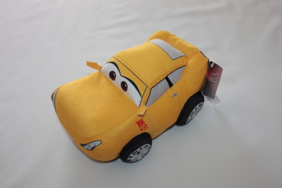 Doudou Cars Voiture Mouchoir rouge jaune Flash Mc Queen Disney Nicotoy
