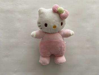 Doudou Hello Kitty rose et blanche Sanrio Jemini