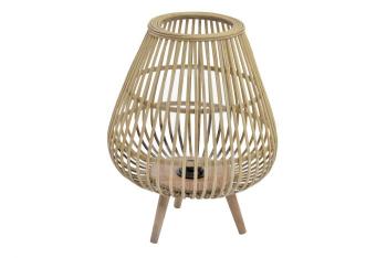 Lampe bambou  32x32x41 cm - Article Neuf