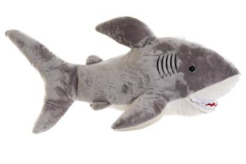 Peluche requin gris 60 cm - Article Neuf