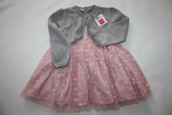 Robe rose et grise 2 ans Plus collection  - Article Neuf