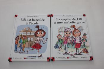 Lot de 2 livres Max et Lili La copine de Lili a une maladie grave & Lili est harcelée à l'école