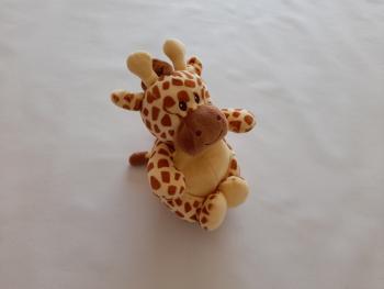 Doudou Mini peluche girafe marron Toodoux 15 cm Gipsy