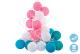 Guirlande lumineuse 30 boules multicolore coton LED - Article Neuf
