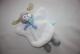 Doudou marionnette chien blanc collection douillettes Baby Nat