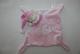 Doudou plat ours rose Nicotoy