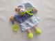 Doudou marionnette ours bleu " il était une fois...." cerf volant Baby Nat - Article Neuf