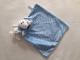Doudou mouchoir rayé bleu et bleu ciel chien bandana shima - Article Neuf