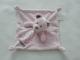 Doudou plat ours rose baby garden Nicotoy