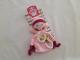 Doudou plat poupée rose canard anneau de dentition Baby born Zapf Création - Article Neuf