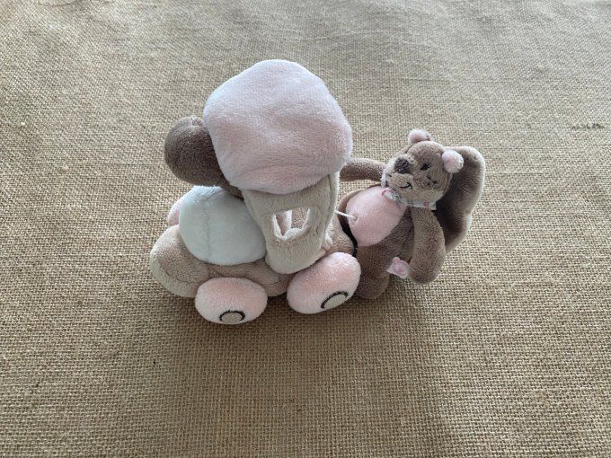 Doudou écureuil Léontine train musical Noukies d'occasion