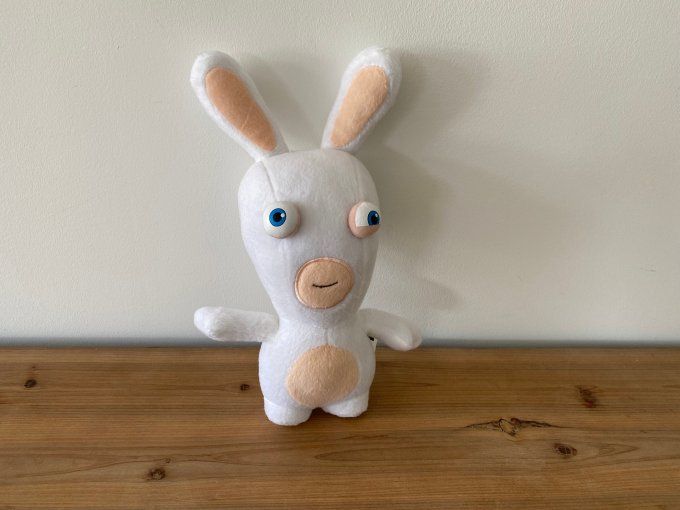 Peluche lapins crétins 32 cm d'occasion