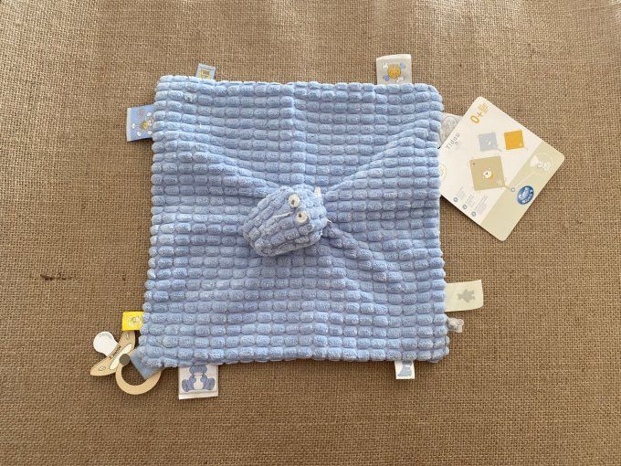 Doudou plat crocodile tidou bill Noukies - Article Neuf