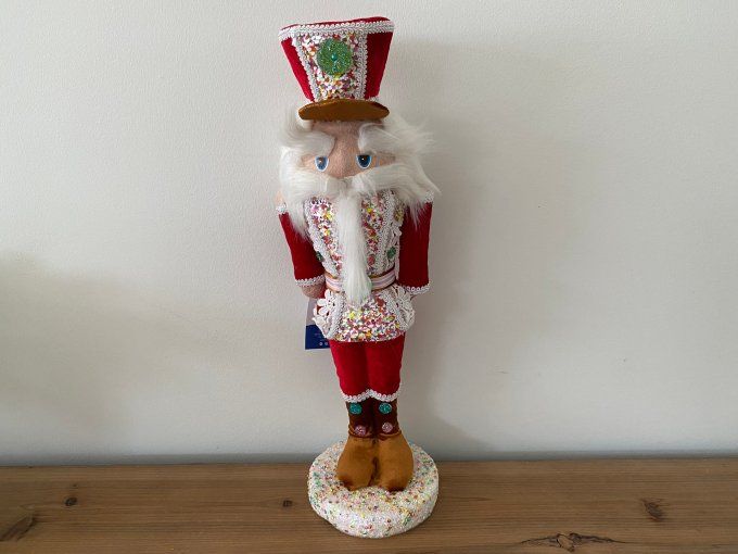 Décoration de Noël figurine soldat rouge 41 cm- Article Neuf