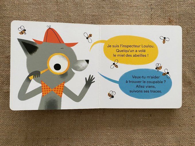 Livre Qui a volé le miel des abeilles ? Une enquête de Loulou d'occasion 