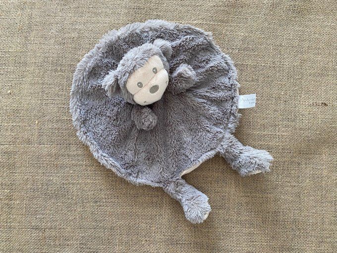 Doudou plat singe gris beige Antonio Home d'occasion
