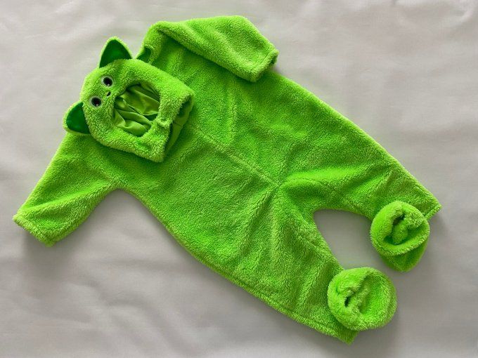 Déguisement monstre rigolo vert 12-24 mois Atosa d'occasion