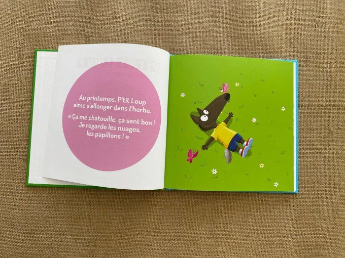 Livre P'tit Loup aime l'école et aime la nature Auzou d'occasion