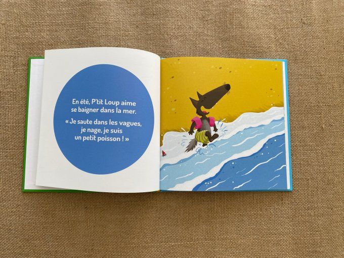 Livre P'tit Loup aime l'école et aime la nature Auzou d'occasion