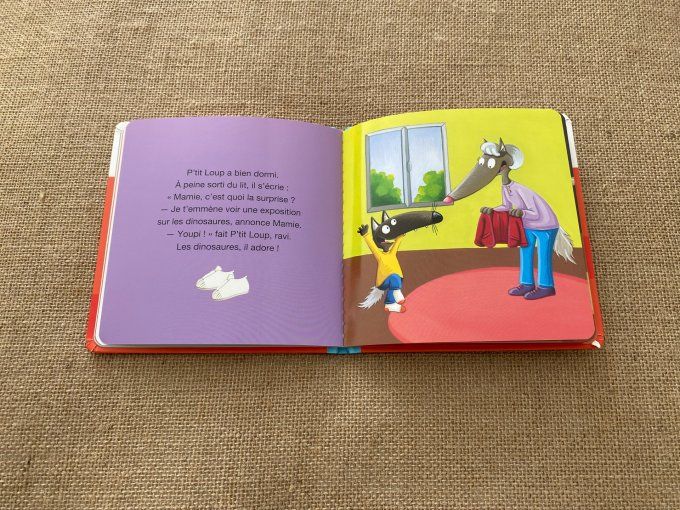 Livre p'tit loup va chez Papi et Mamie Auzou d'occasion