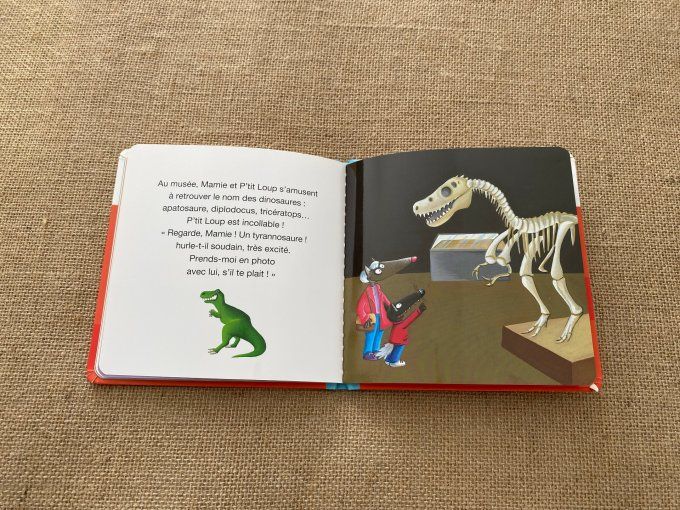 Livre p'tit loup va chez Papi et Mamie Auzou d'occasion