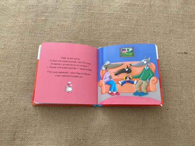 Livre p'tit loup va chez Papi et Mamie Auzou d'occasion