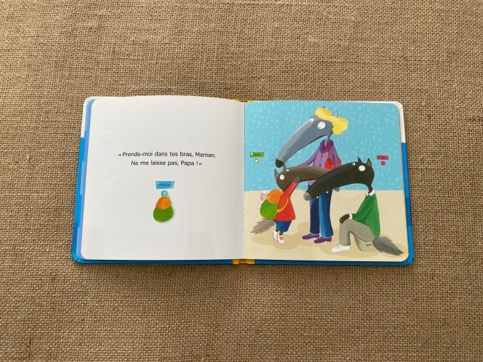 Livre p'tit loup rentre à l'école Auzou d'occasion