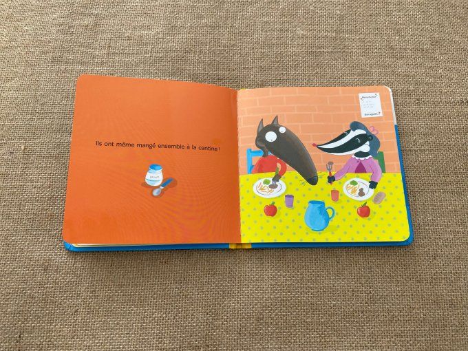Livre p'tit loup rentre à l'école Auzou d'occasion