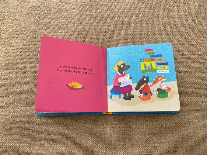 Livre p'tit loup rentre à l'école Auzou d'occasion