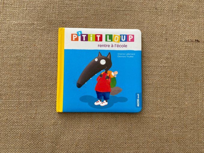 Livre p'tit loup rentre à l'école Auzou d'occasion