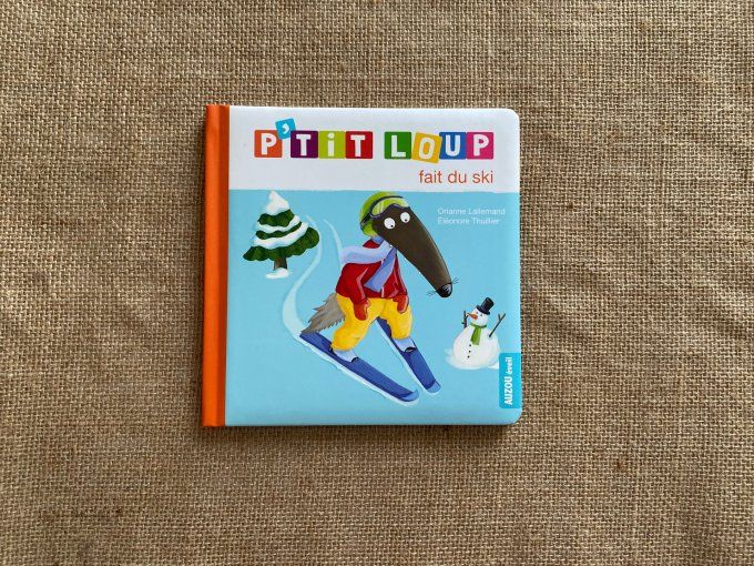 Livre p'tit loup fait du ski Auzou d'occasion