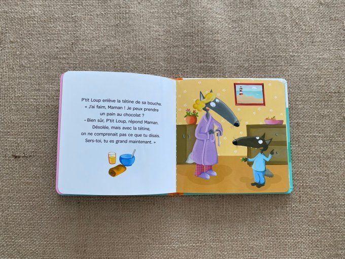 Livre p'tit loup n'a plus besoin de tétine Auzou d'occasion