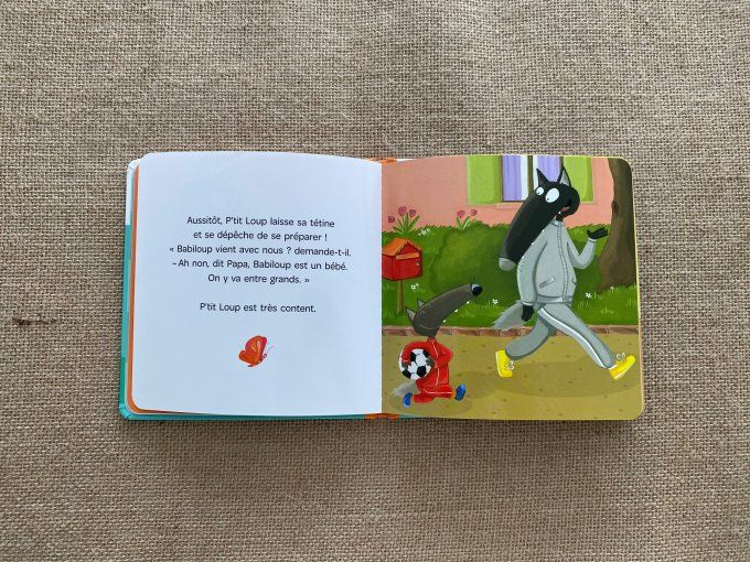 Livre p'tit loup n'a plus besoin de tétine Auzou d'occasion