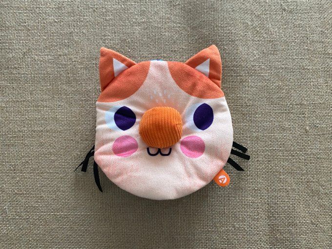 Livre en tissu petit chat veut jouer Auzou d'occasion