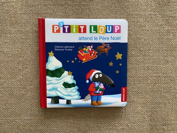 Livre p'tit loup attend le Père Noël Auzou d'occasion