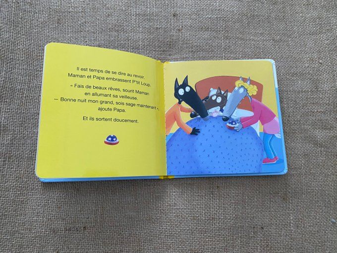 Livre p'tit loup ne veut pas dormir Auzou d'occasion