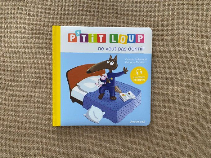 Livre p'tit loup ne veut pas dormir Auzou d'occasion