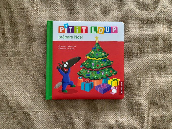 Livre p'tit loup prépare Noël Auzou d'occasion