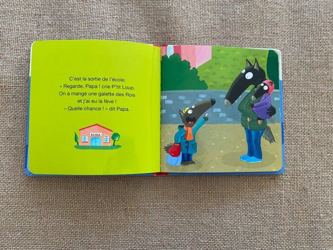 Livre p'tit loup est le roi de la galette Auzou d'occasion 