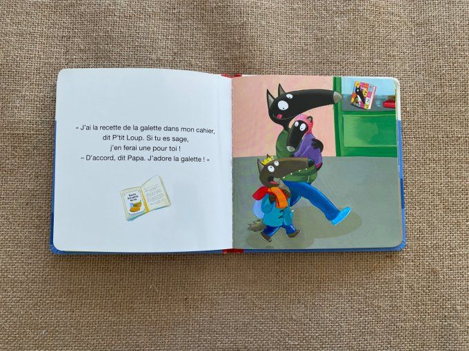 Livre p'tit loup est le roi de la galette Auzou d'occasion 