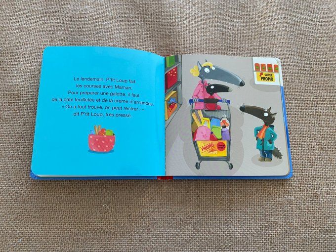 Livre p'tit loup est le roi de la galette Auzou d'occasion 