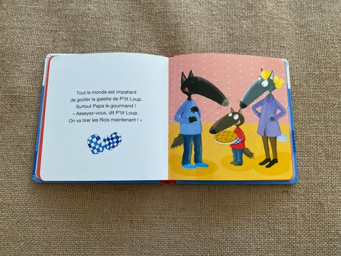 Livre p'tit loup est le roi de la galette Auzou d'occasion 