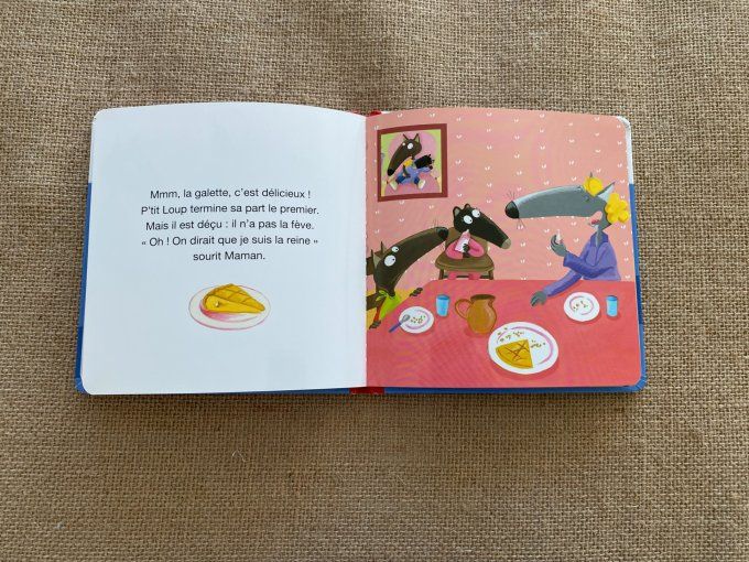 Livre p'tit loup est le roi de la galette Auzou d'occasion 