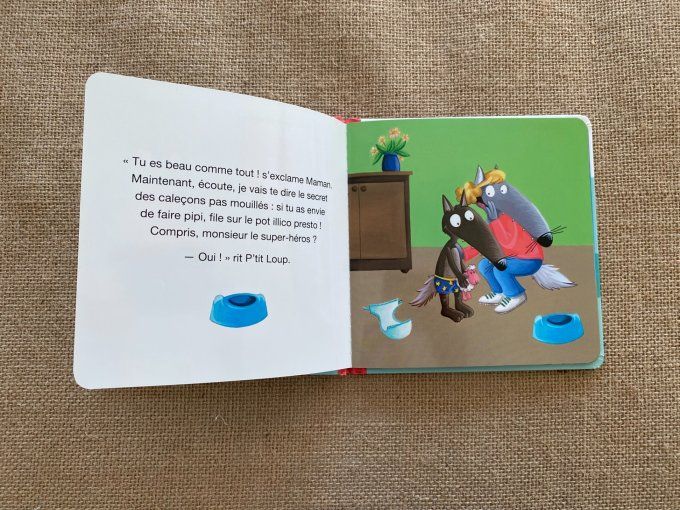 Livre p'tit loup ne met plus de couches Auzou d'occasion