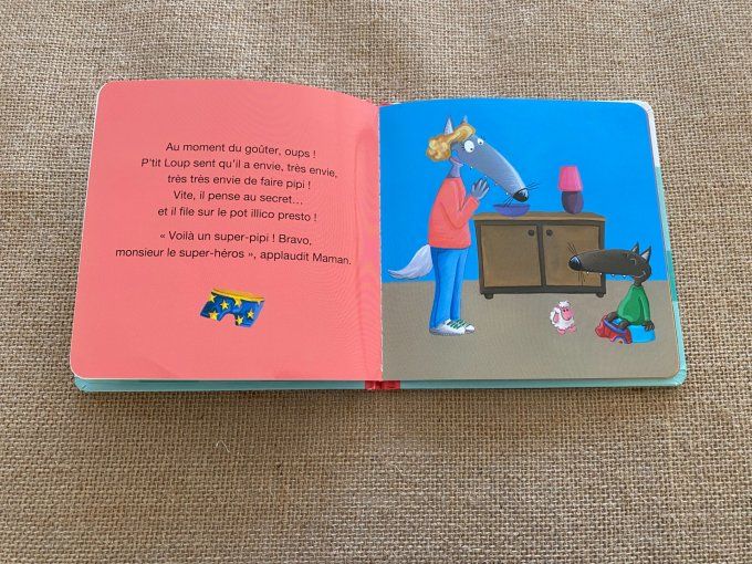 Livre p'tit loup ne met plus de couches Auzou d'occasion