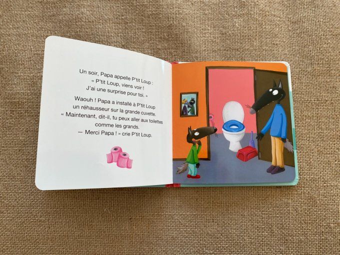 Livre p'tit loup ne met plus de couches Auzou d'occasion