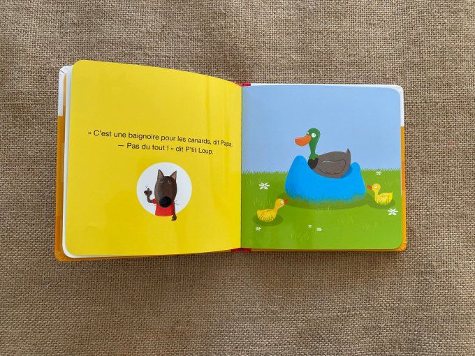 Livre p'tit loup va sur le pot Auzou d'occasion 